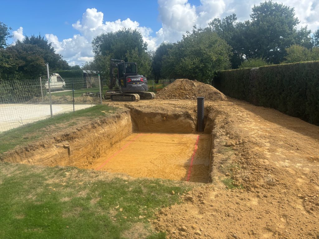 Réalisation terrassement LV Environnement Mâcon